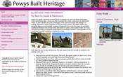 Powys Built Heritage Text Page