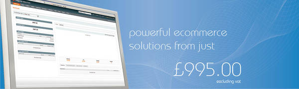 ecommerce solutions from only £995 ex vat