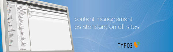 content management as standard on all websites